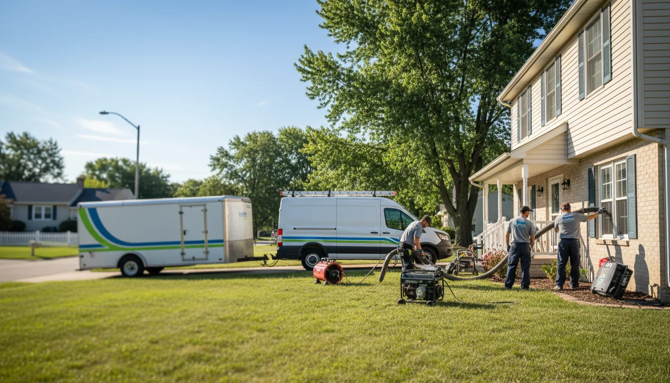 Flooded Basement Restoration And Cleanup With Repair in Dix, IL near me